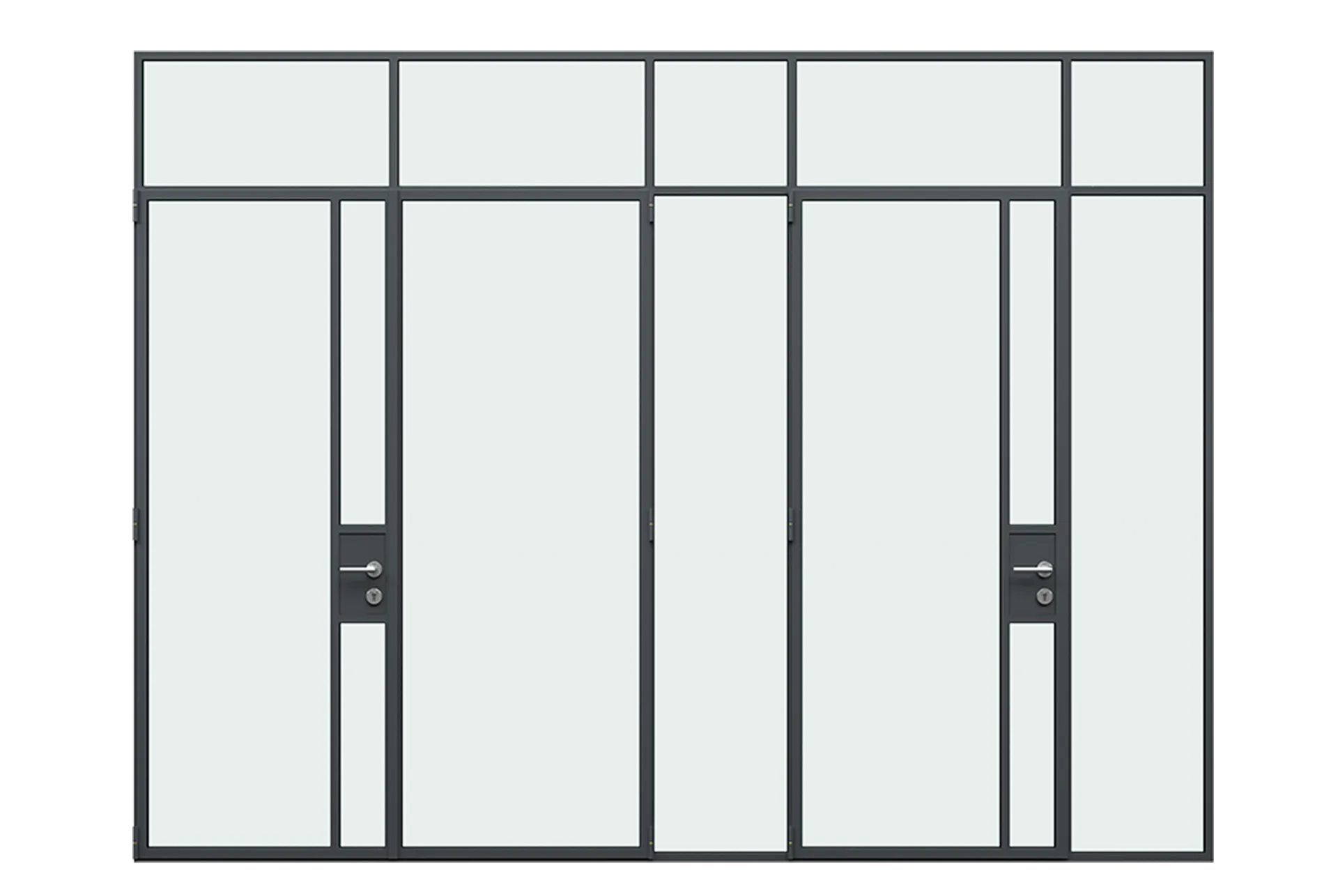 3D Render Of The Lock Case From A Front View