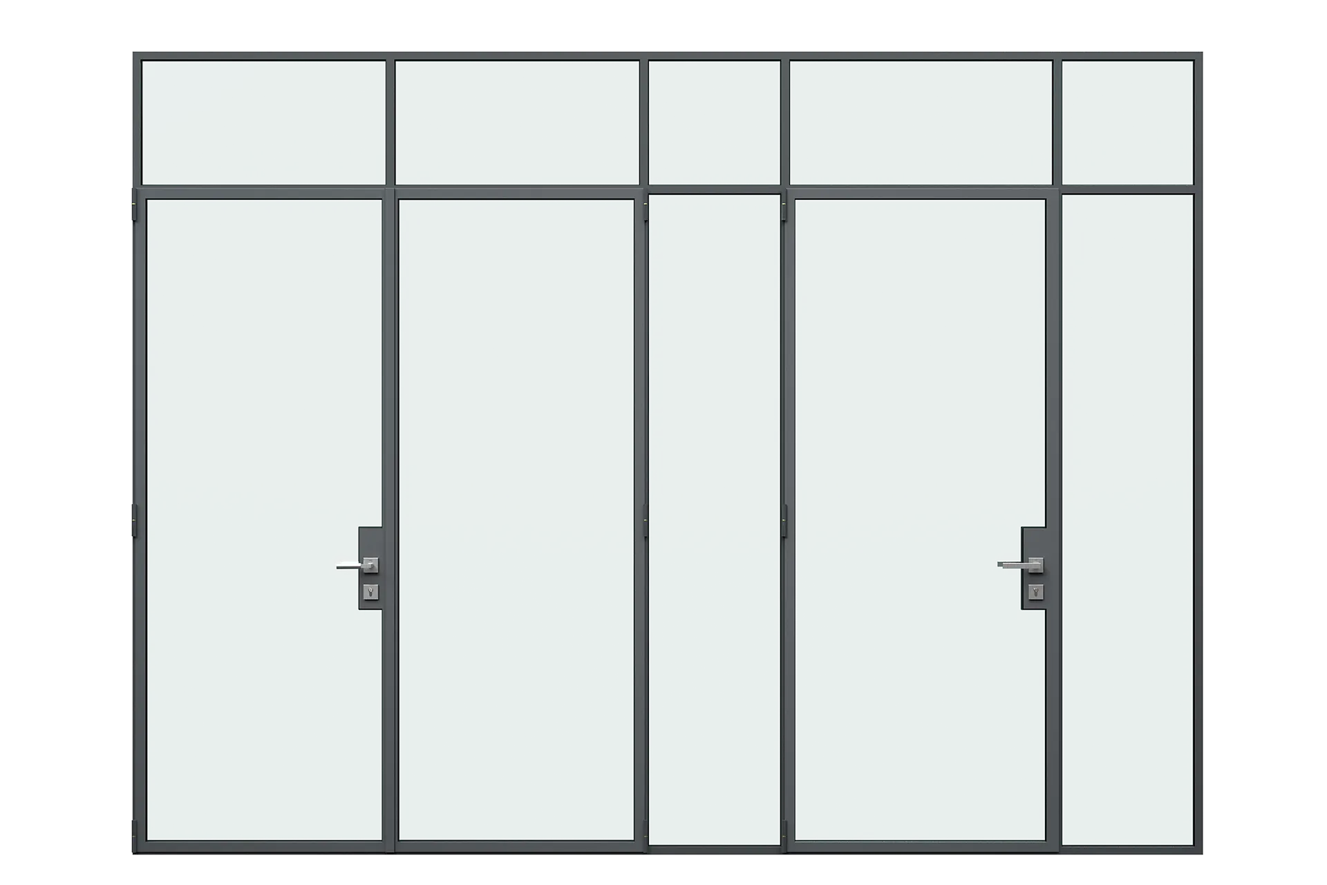 3D Render Of The Floating Lock Case From A Front View