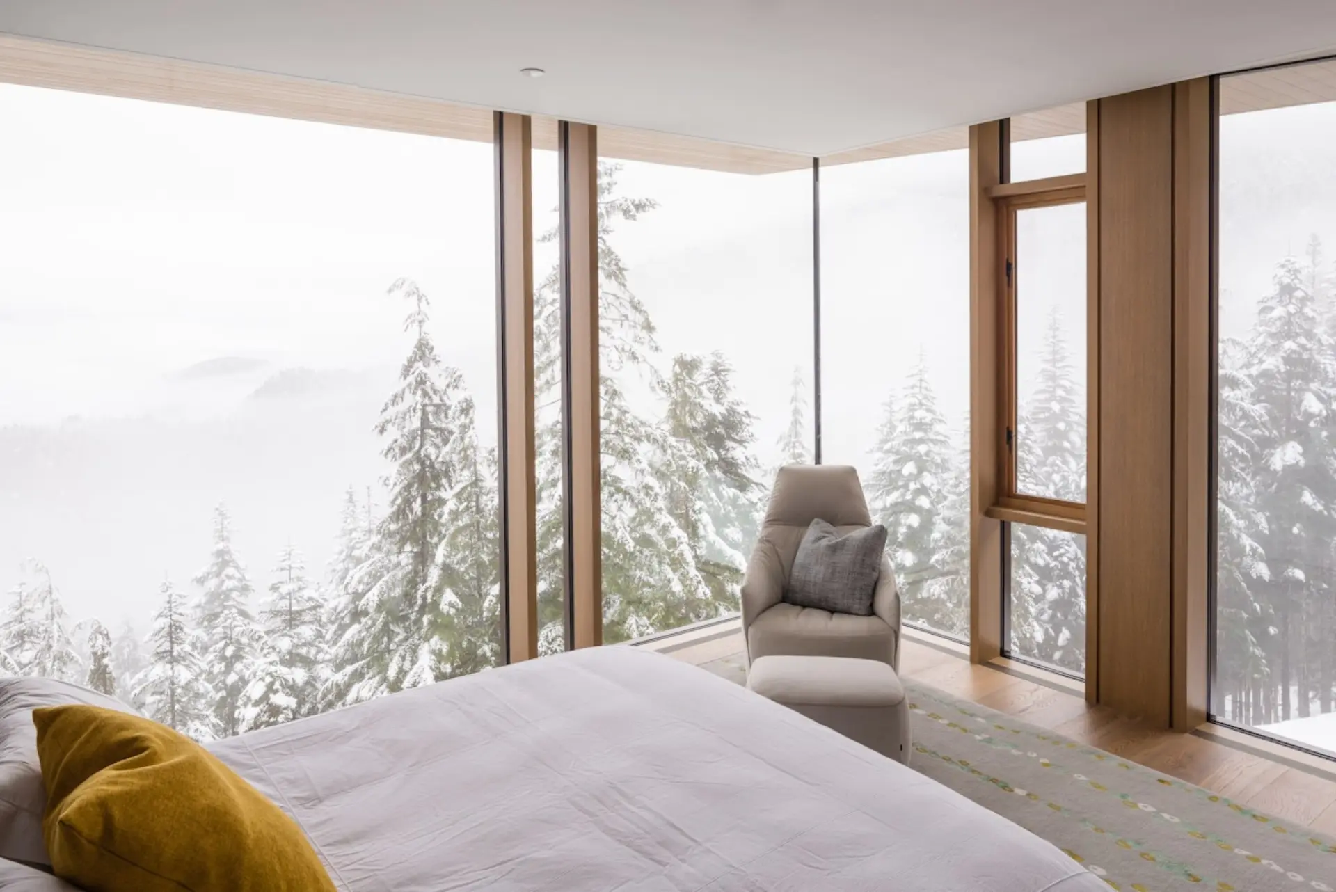 Raico Timber Curtain Wall Bedroom Whistler