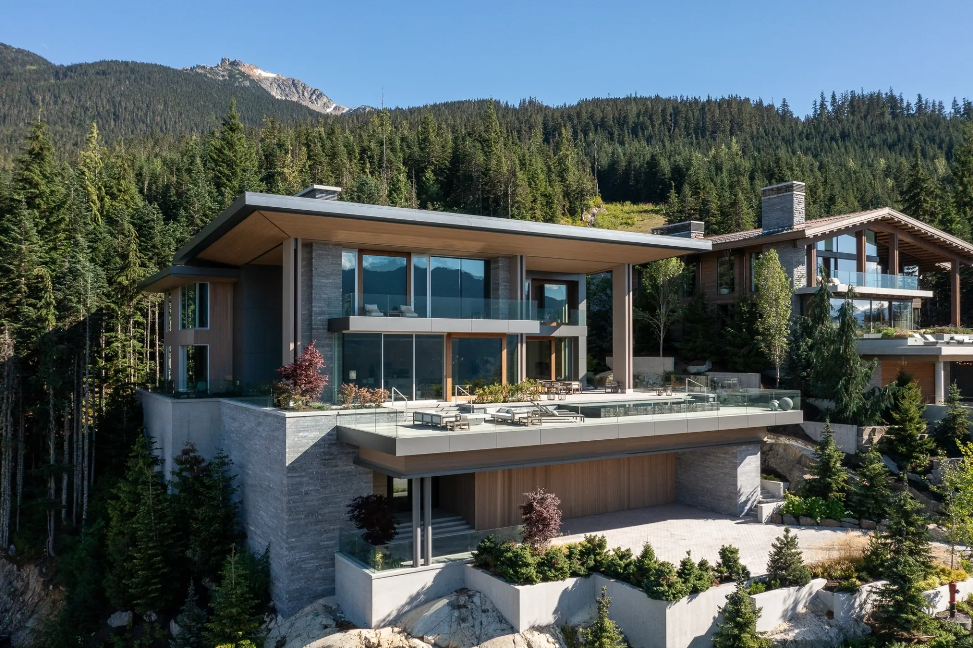 K58 whistler curtain wall aluminum windows glass fin raico therm 8