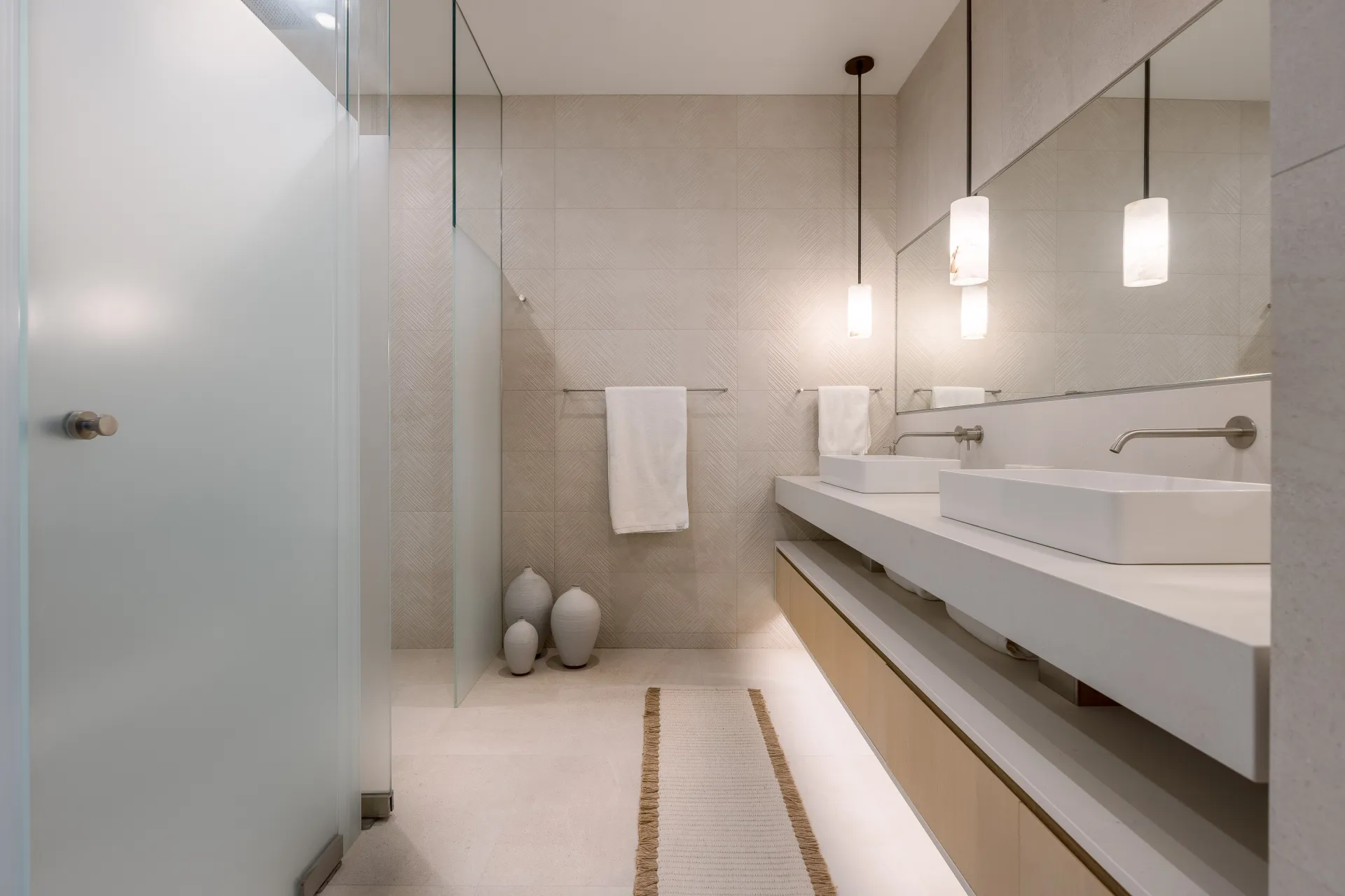 K58 whistler glass shower mirror luxury bathroom 1