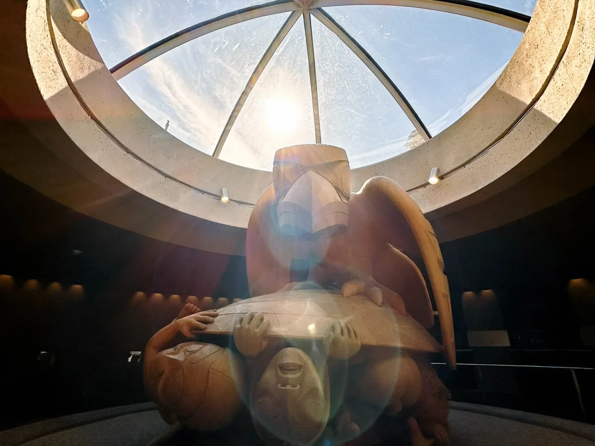 MOA Vancouver raven skylight int