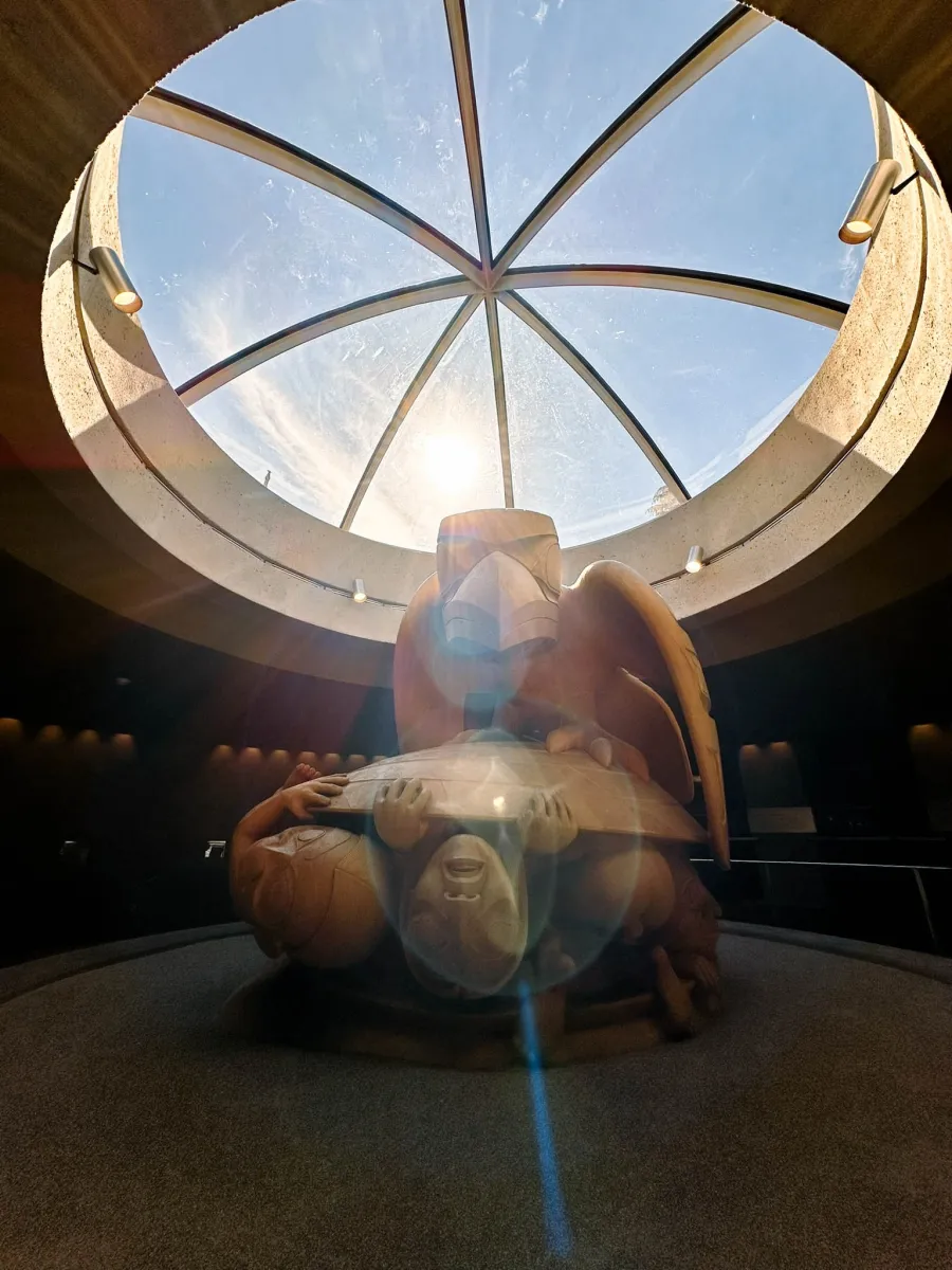 MOA Vancouver raven skylight int