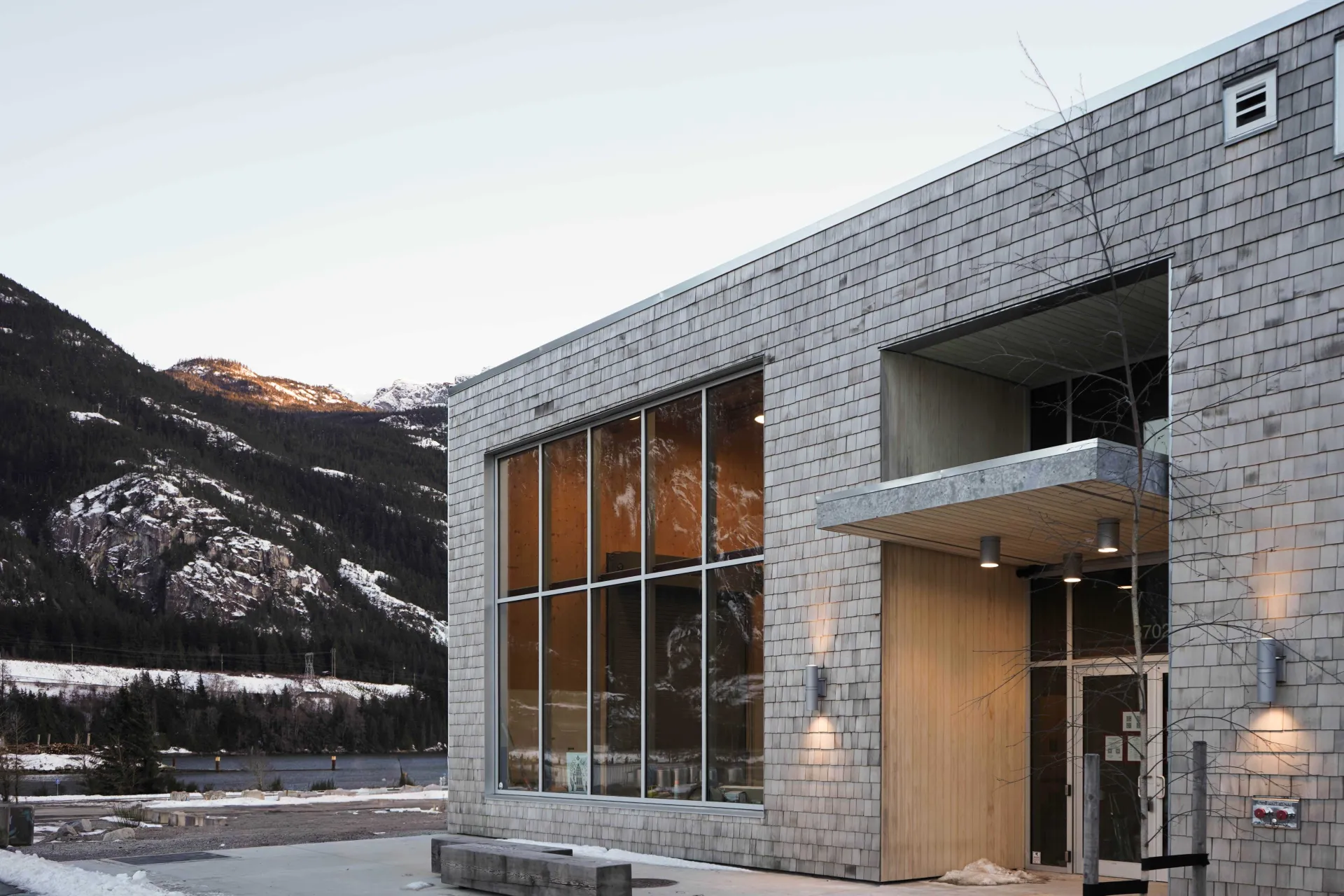 Squamish oceanfront curtain wall aluminum windows raico 6