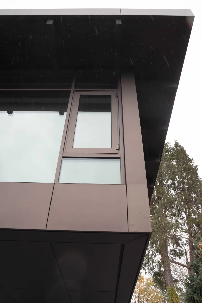 Vancouver residence curtain wall raico aluminum window 9