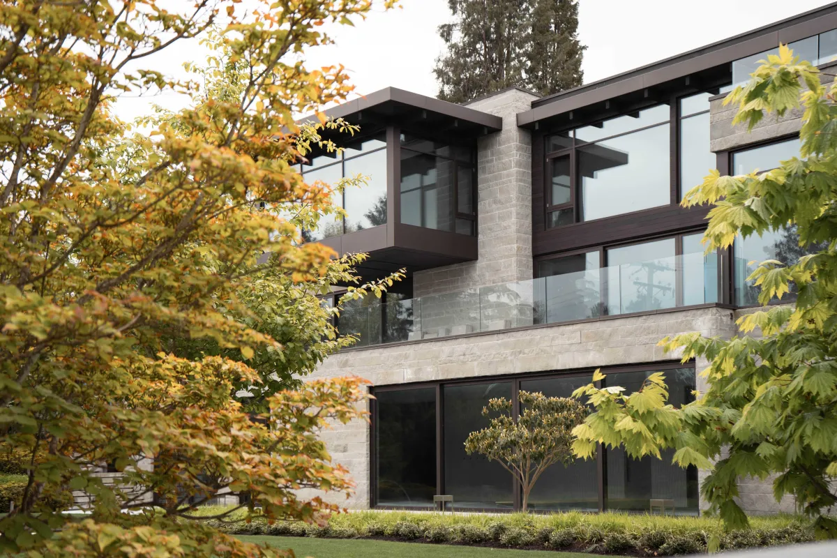 Vancouver residence curtain wall raico aluminum window 1