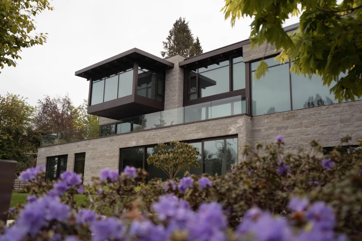 Vancouver residence curtain wall raico aluminum window 6