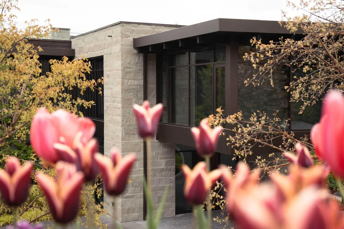 Vancouver residence curtain wall raico aluminum window 8