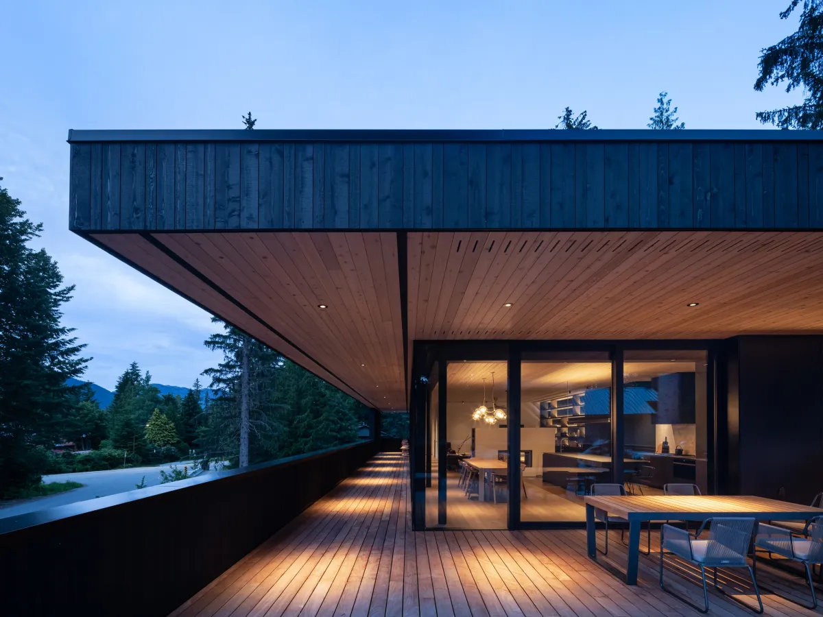 Whistler residence curtain wall raico therm ai windows 3