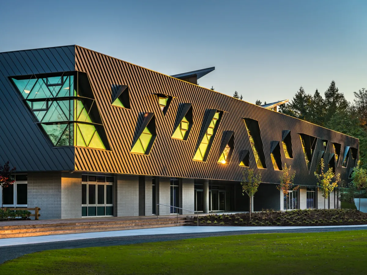 Clayton Community Center Curtainwall Passive house Raico