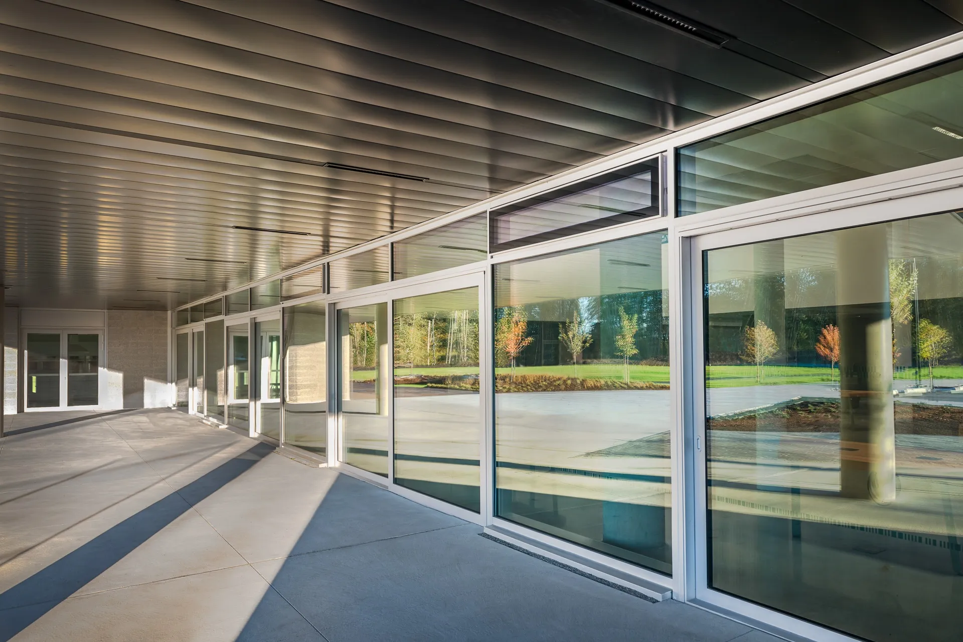 Clayton community center surrey vancouver curtain wall passivehouse aluminum window raico thermav 5