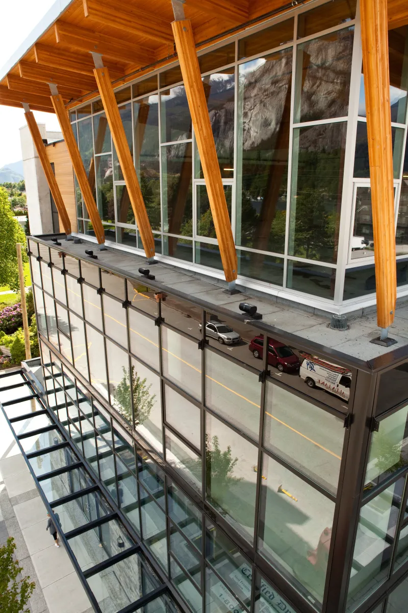 Cornerstone squamish curtain wall commercial raico thermai aluminum windows 3