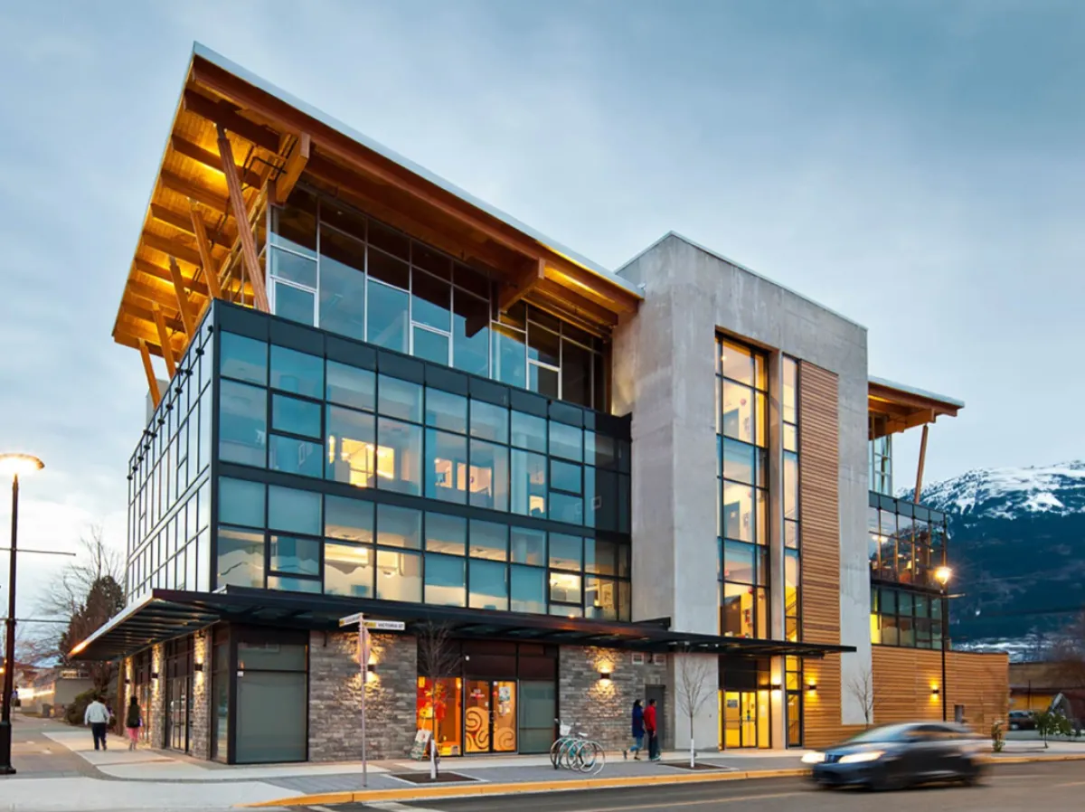 Cornerstone squamish curtain wall commercial raico thermai aluminum windows 1
