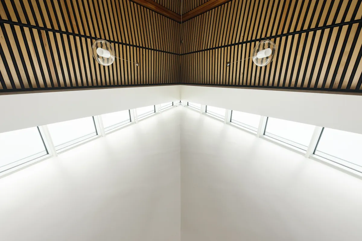 Cultural center first nation curtain wall aluminum window rose prairie british columbia 4