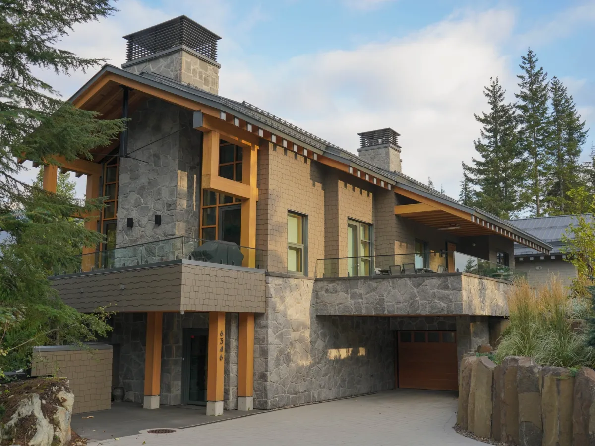 Whistler residence raico timber curtain wall windows 1