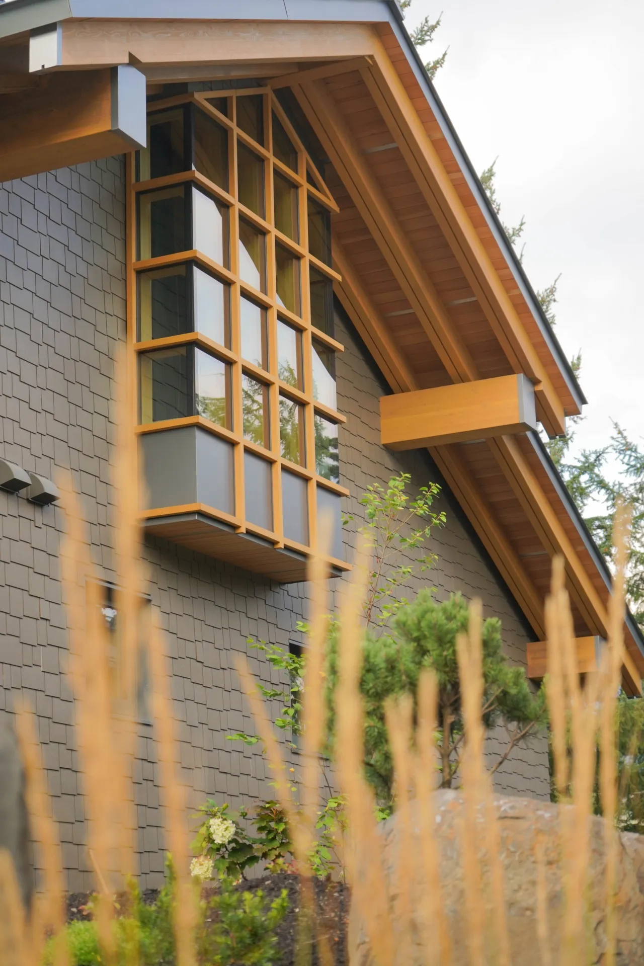 Whistler residence raico timber curtain wall windows 7