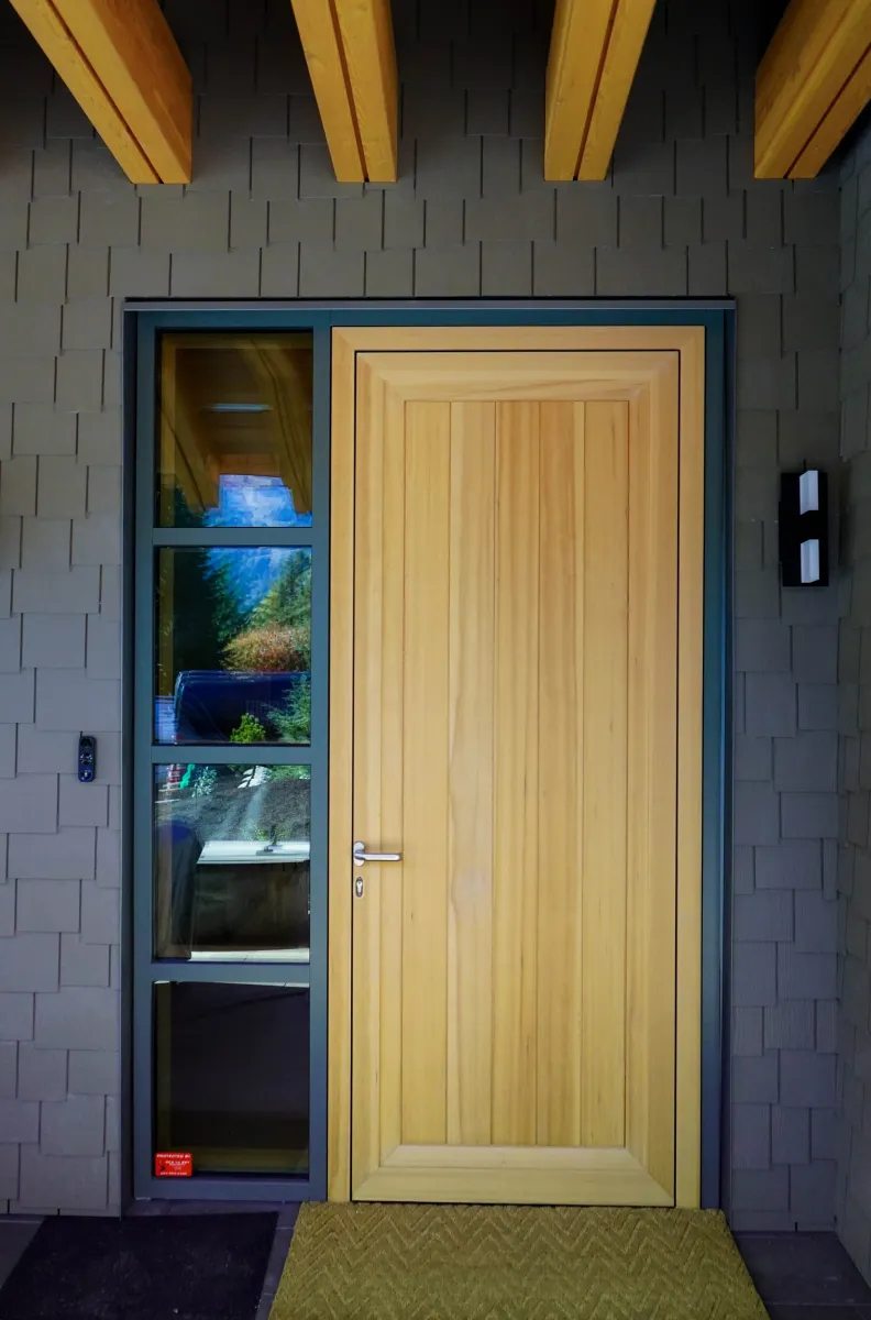 Whistler residence raico timber curtain wall windows 8