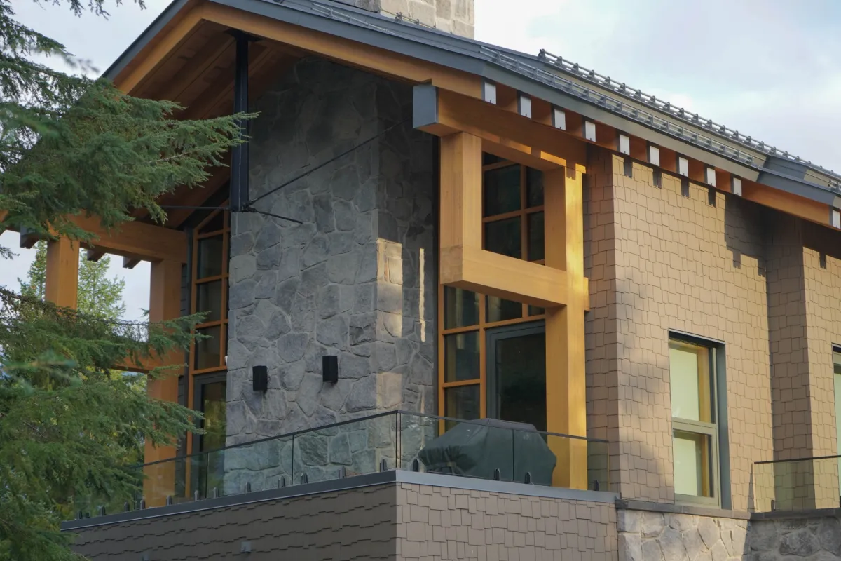 Whistler residence raico timber curtain wall windows 2
