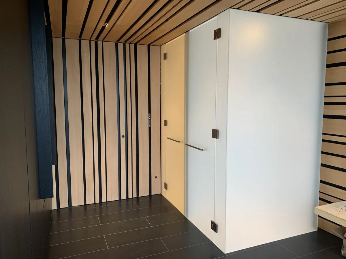 Whistler house shower glass luxury bathroom 2