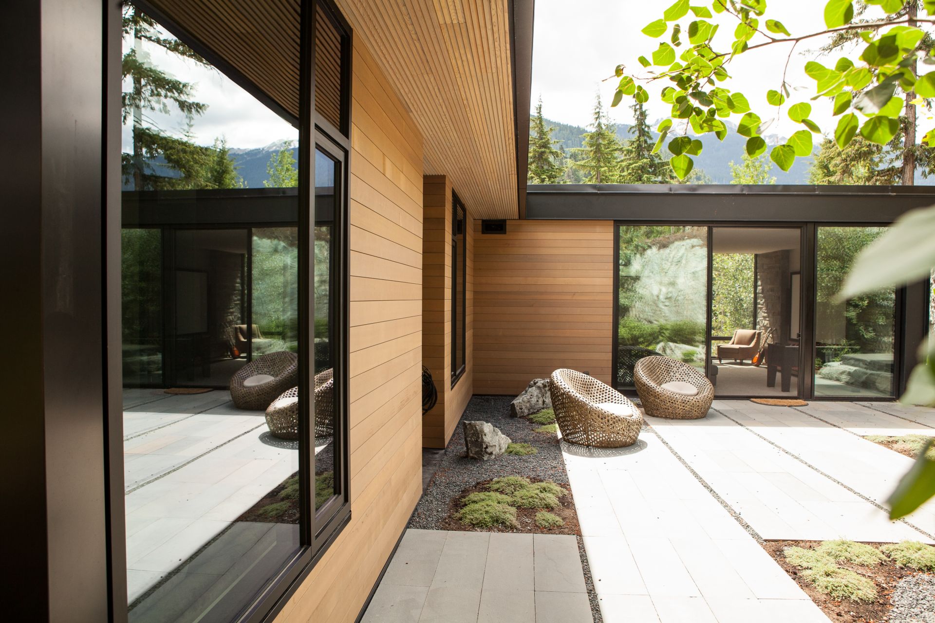 Whistler residence curtain wall raico therm ai glass fin 2