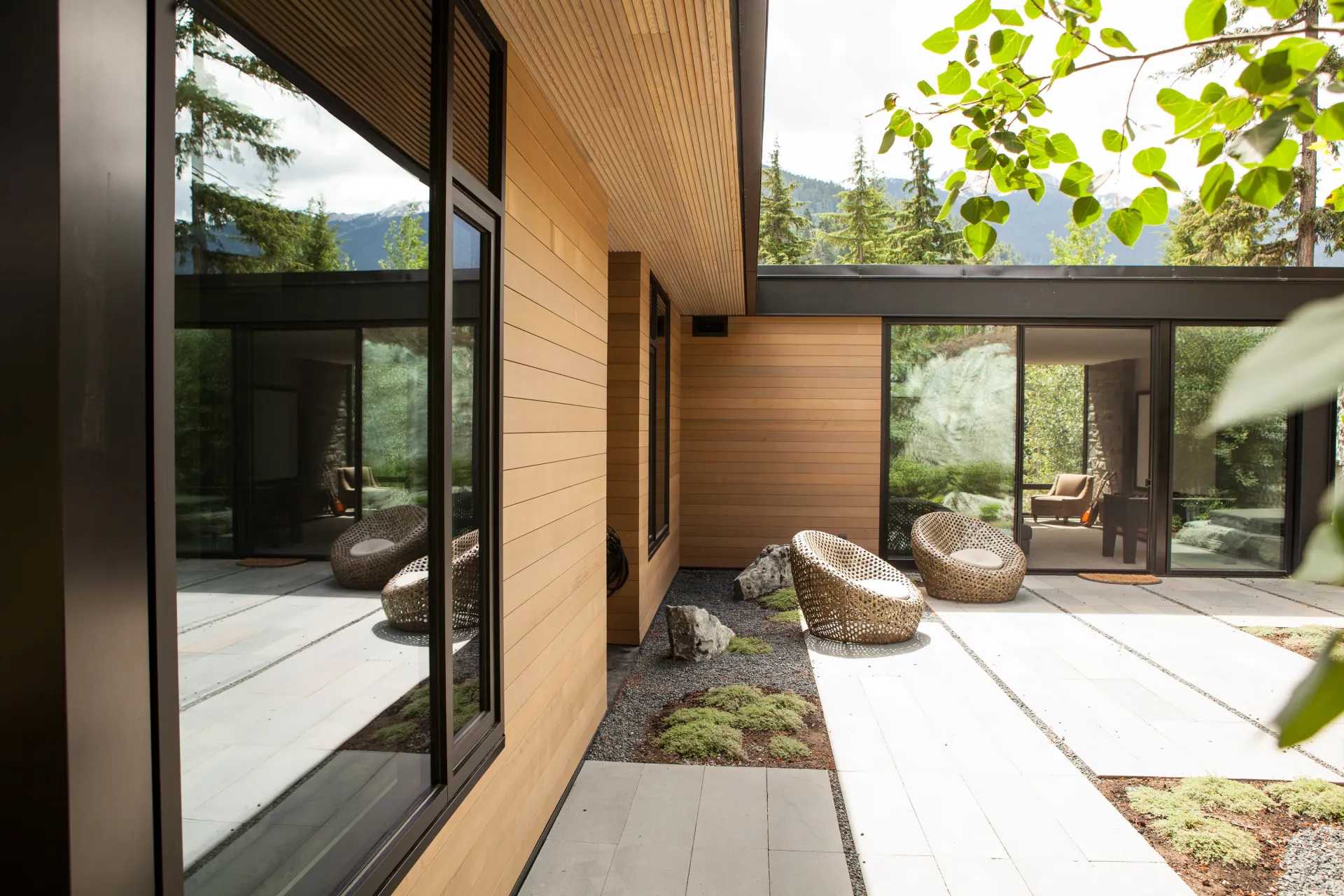 Whistler residence curtain wall raico therm ai glass fin 2