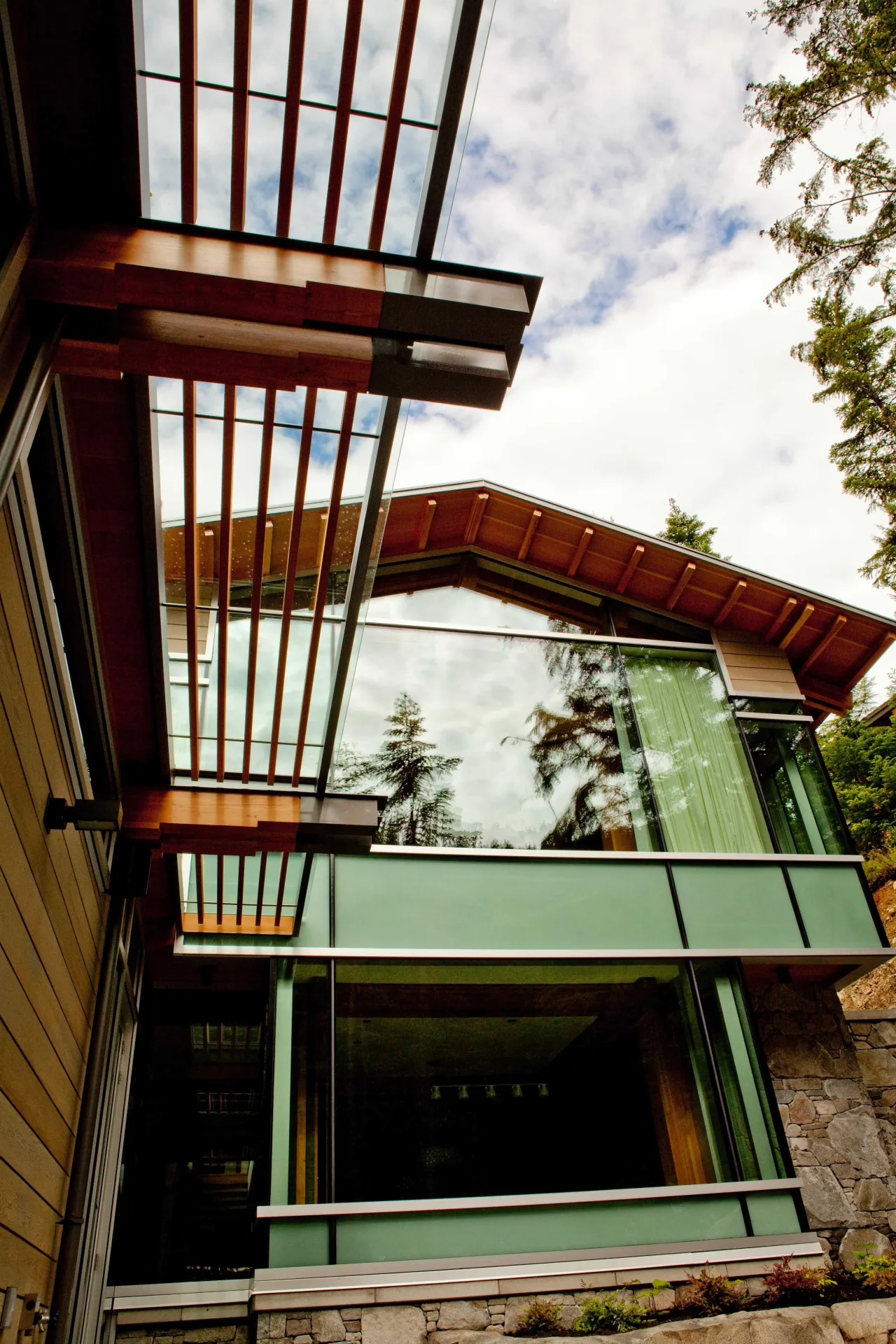 Whistler curtain wall raico glass aluminum windows canopy 3