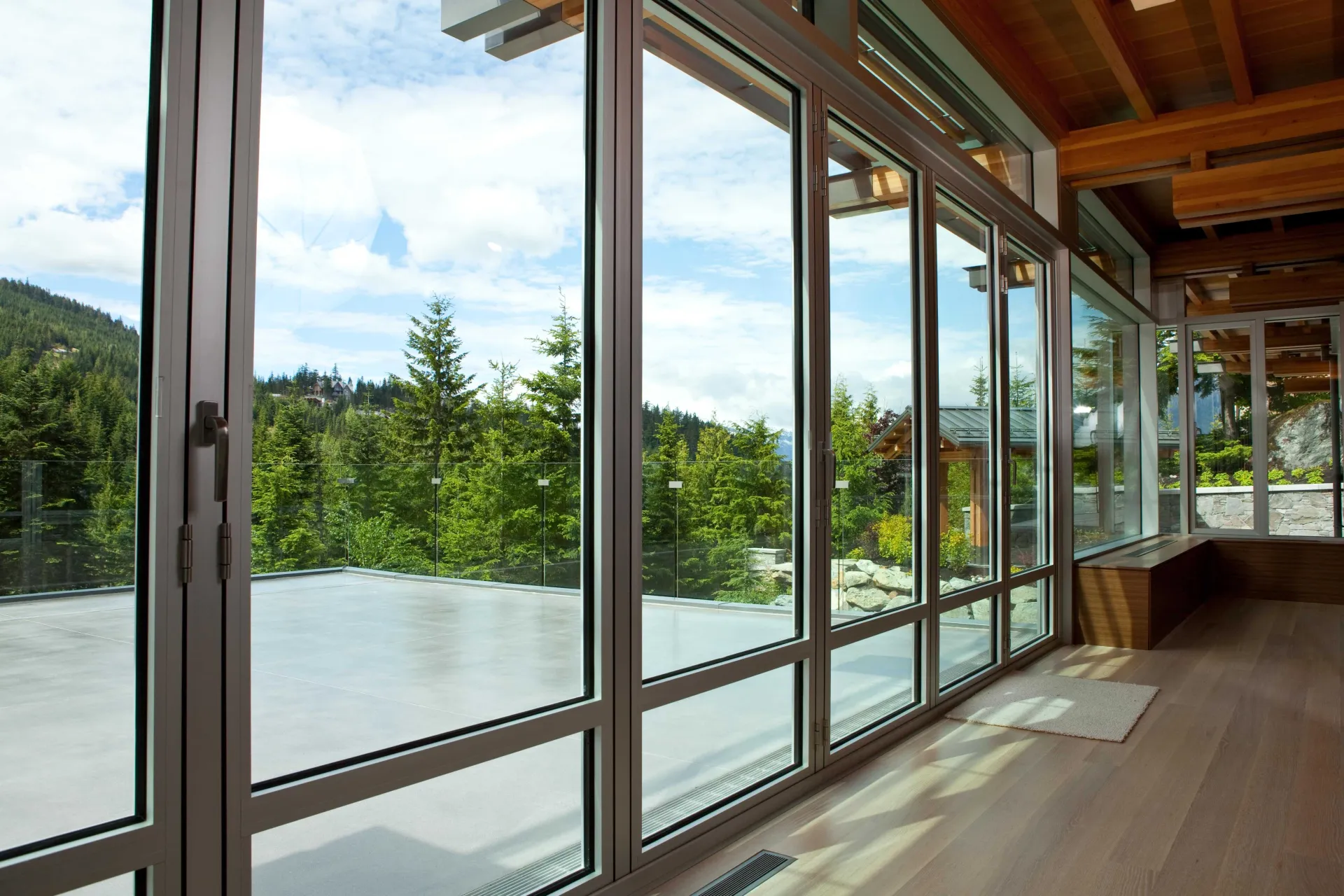 Whistler curtain wall raico glass aluminum windows canopy 1