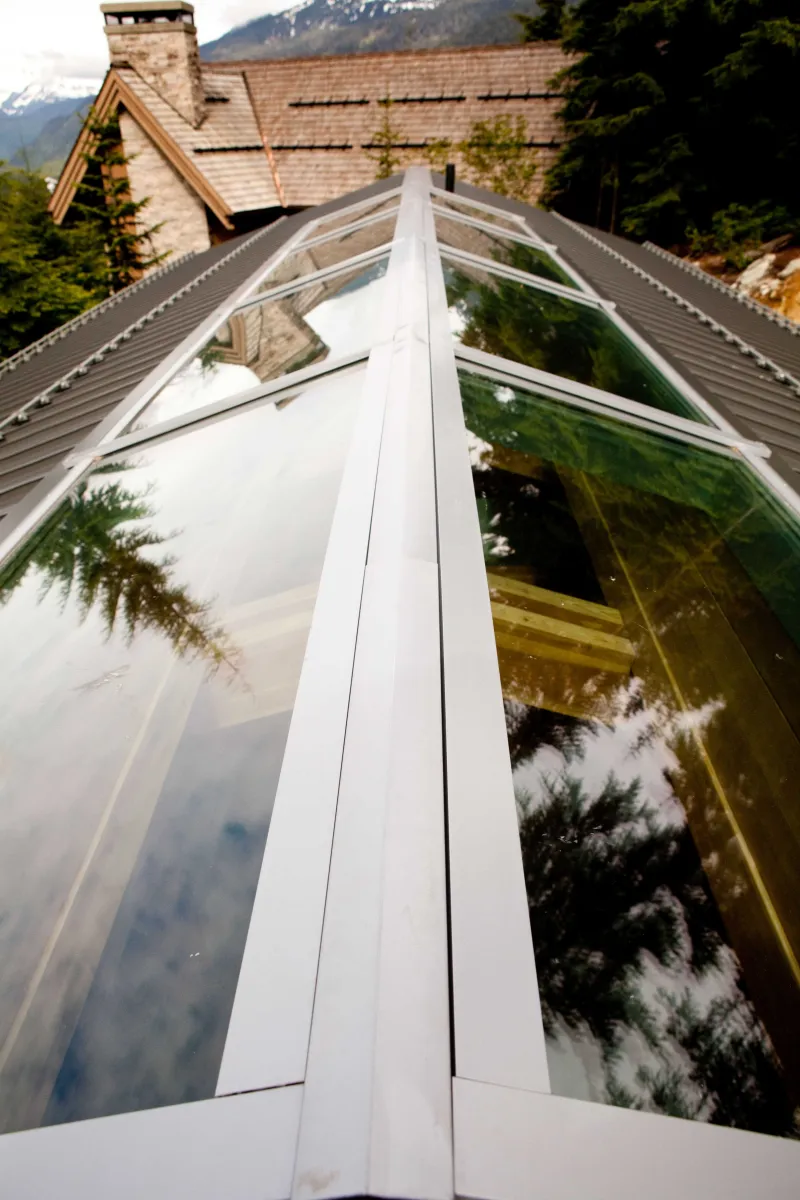 Whistler curtain wall raico glass aluminum windows skylight