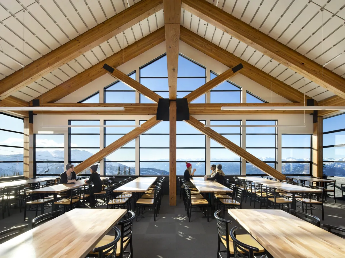 Blackcomb rendez vous curtain wall windows whistler 2