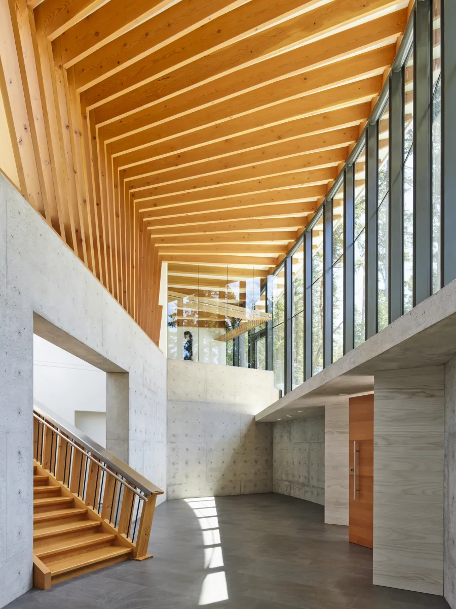 The cape bowen island raico therm HI curtainwall aluminum window 6