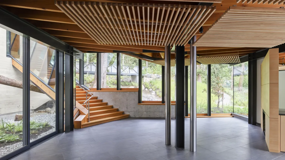 The cape bowen island raico therm HI curtainwall aluminum window 4