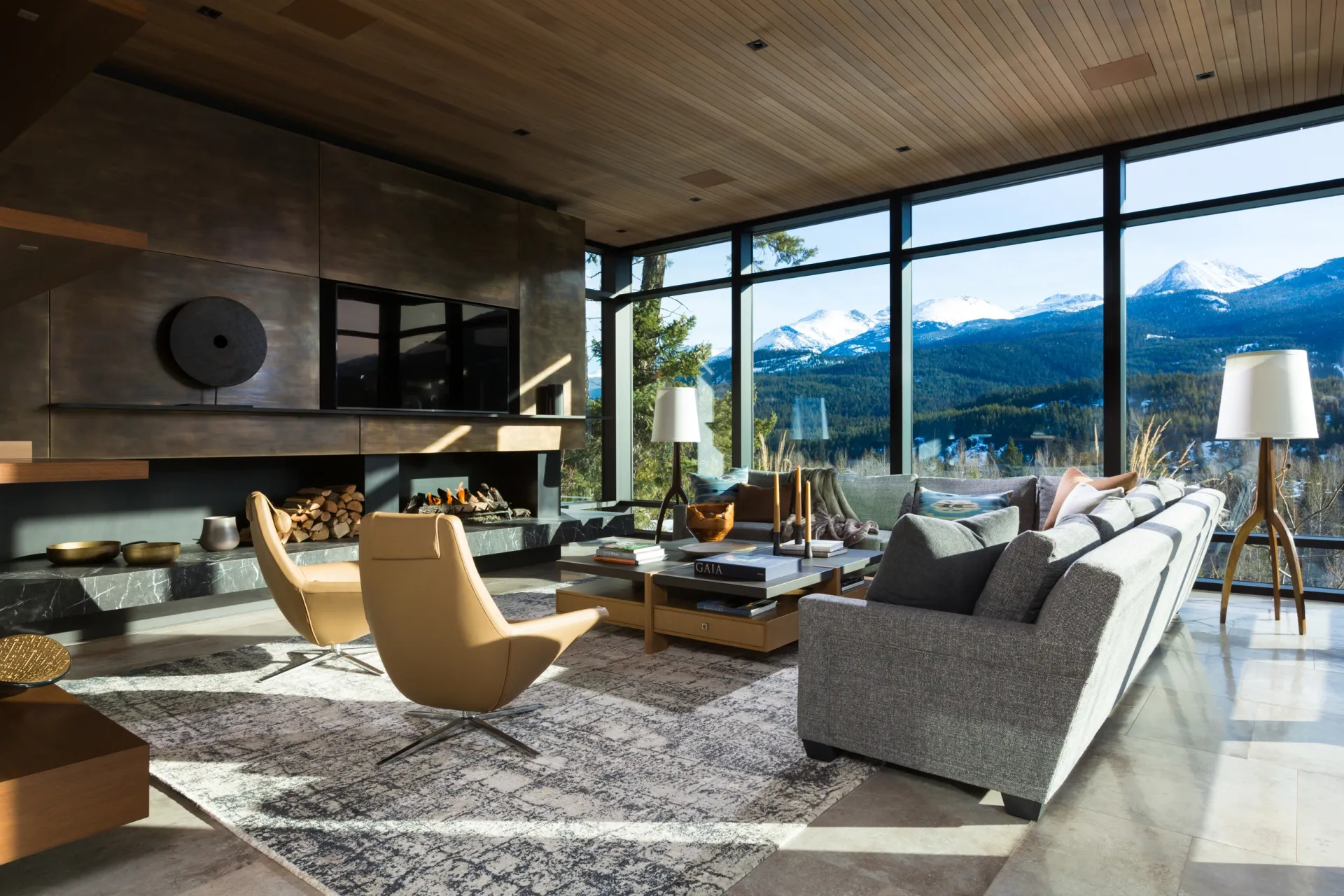 Residence whistler curtain wall aluminum windows raico therm ai 3